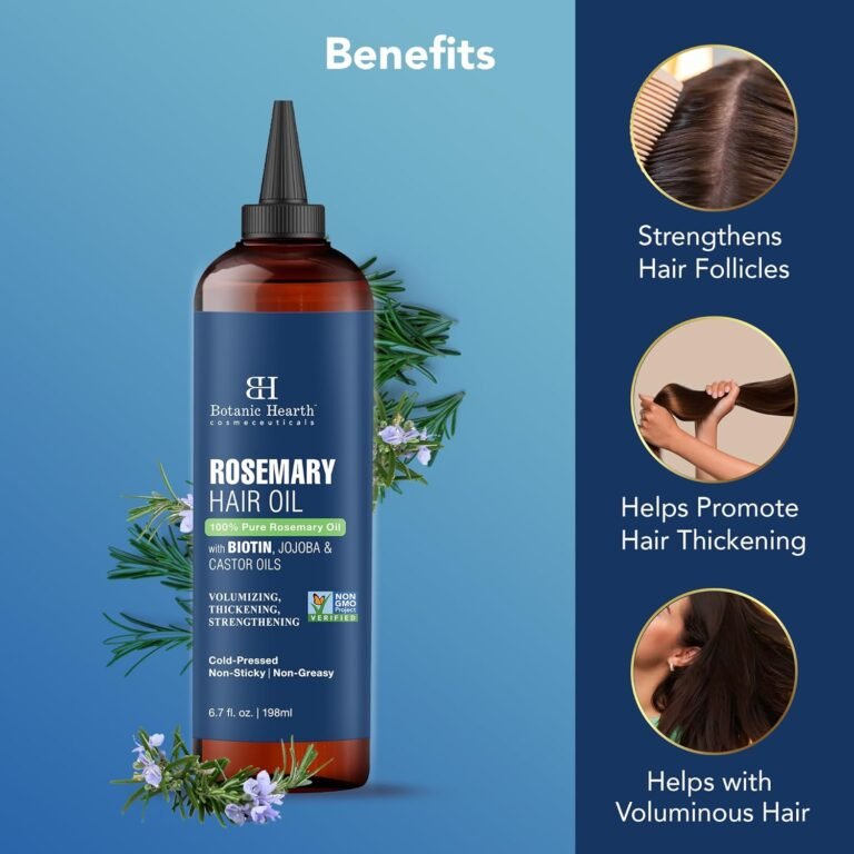 Botanic Hearth Rosemary Hair Oil with Biotin for Hair Care